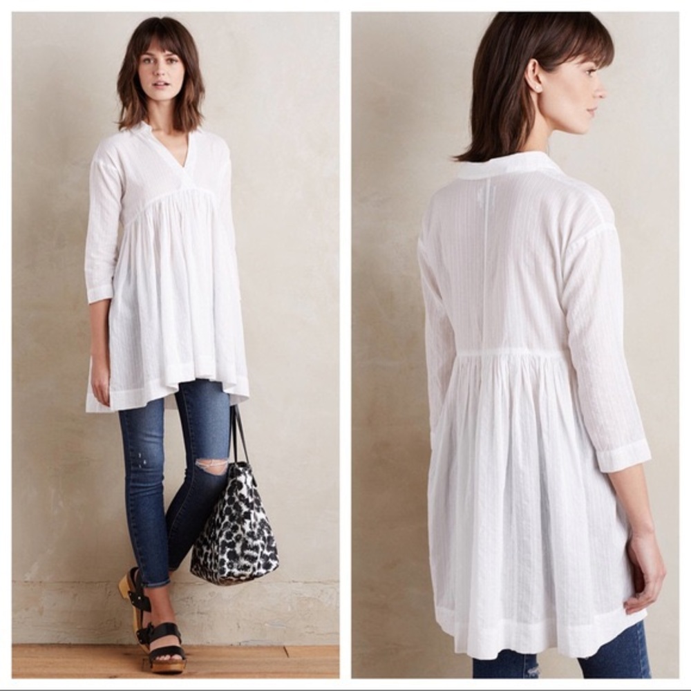 Anthropologie babydoll tunic